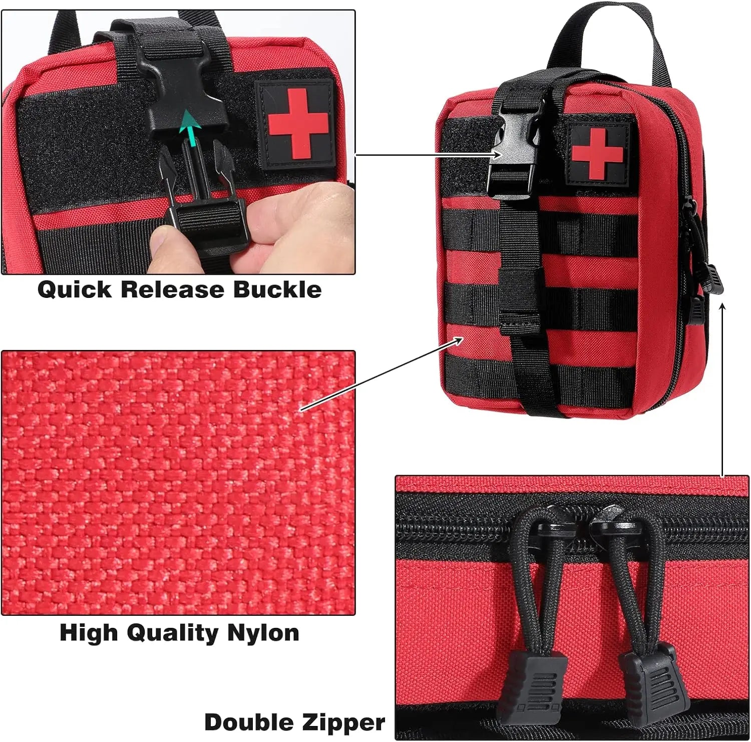 Trousse de Premiers Soins — Trousse de Premiers Secours Tactique | Randonnée, Camping, Militaire
