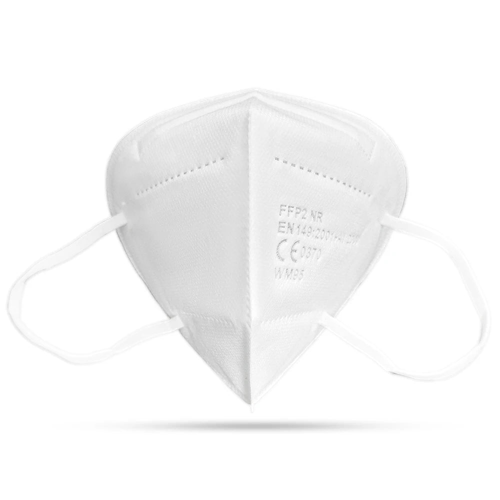 Masque FFP2 Homologué CE — 5 Couches, Anti-Poussière & Anti-Virus, Lot de 10, 30 ou 50